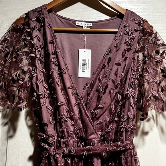 Baltic Born Mauve Floral Maxi Dress - Picture 1 of 6